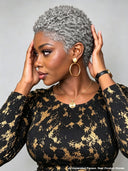 Pixie wig Lace front 13x4 Easy to wear afro curly