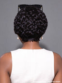 Lace front 13x4 pixie wig finger wave