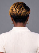 Lace front 13x4 pixie wig side part straight honey