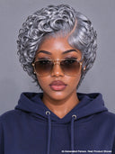 Lace front 13x4 pixie wig finger wave 4 Colors for black women