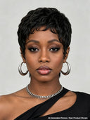 Wear & go machine made Quick weave black or white
