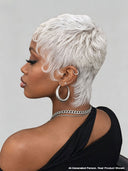 Wear & go machine made Quick weave black or white