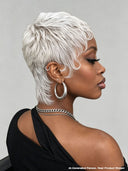 Wear & go machine made Quick weave black or white
