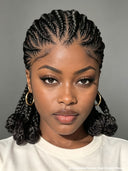Full Lace wig updo braided hairstyles Collection for black woman
